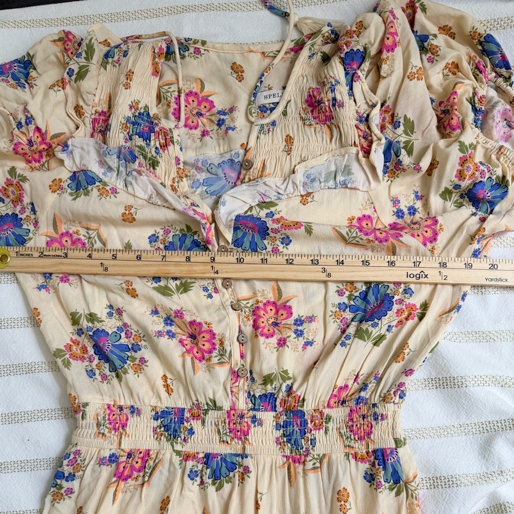 Spell Solstice Ruffle Gown Size M - Picture 11 of 11